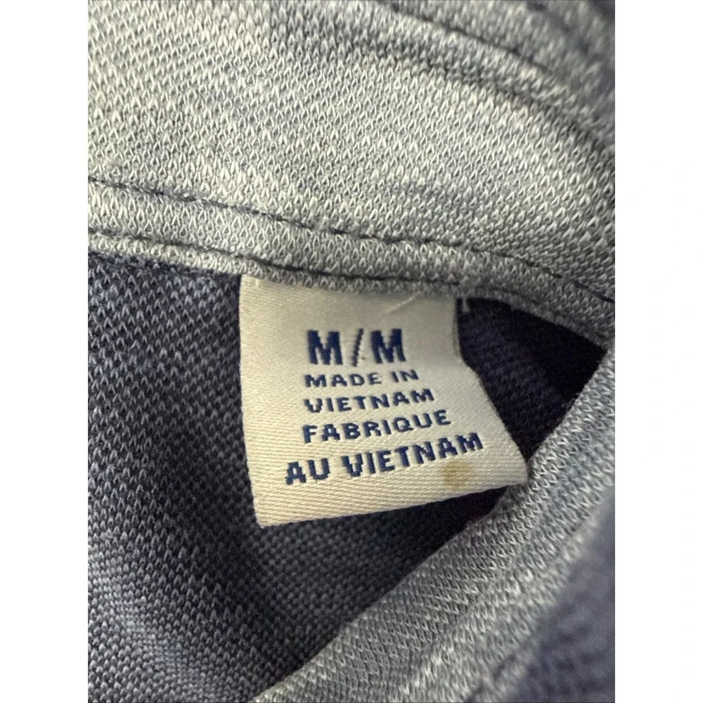Tommy Bahama Polo Shirt Mens Med Heather Blue Performance Modal Blend - Picture 4 of 16